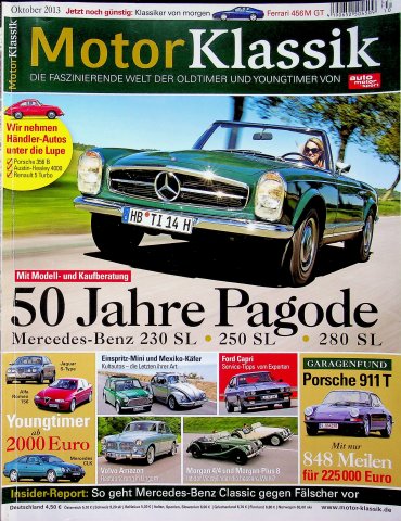 Deckblatt Motor Klassik (10/2013)